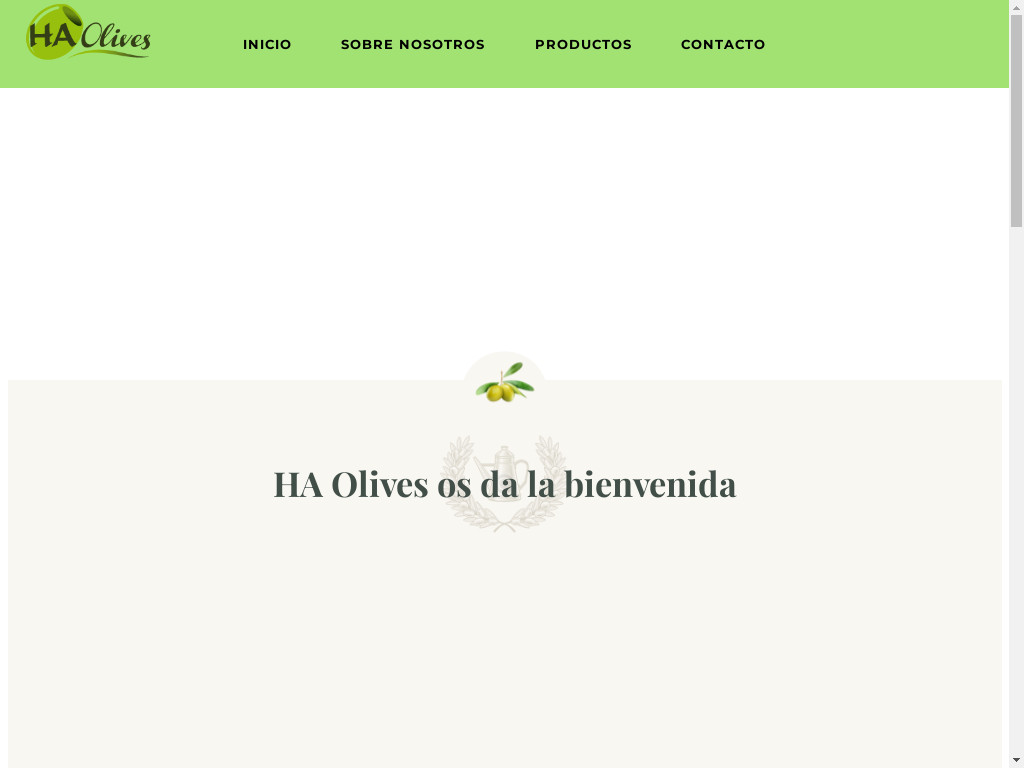 Screenshot of Aceitunasha.com website