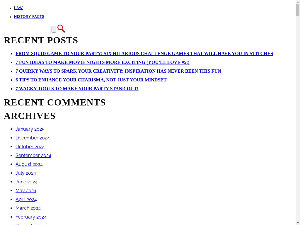 Screenshot of Answerlists.com website