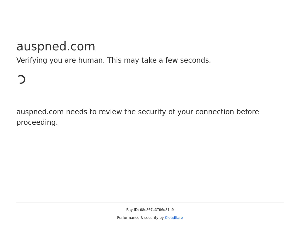 Screenshot of Auspned.com website