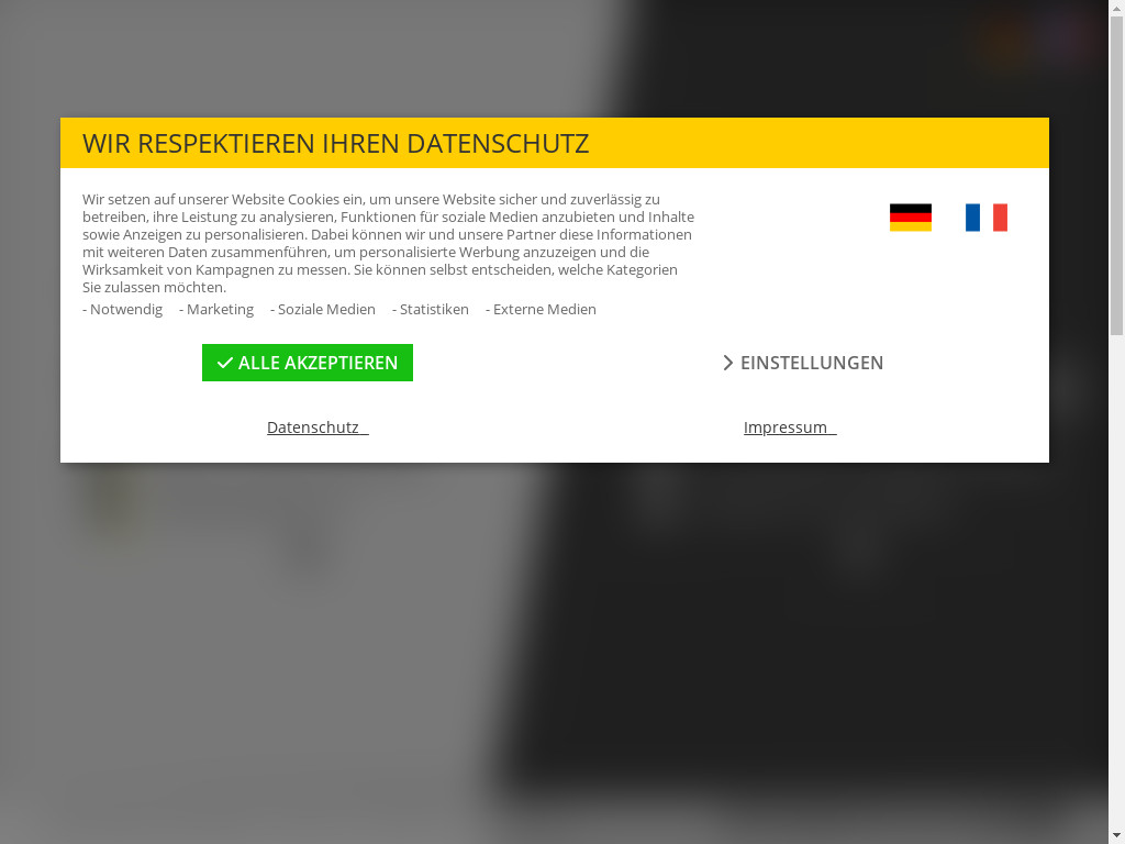 Screenshot of Autohaus-tabor.de website