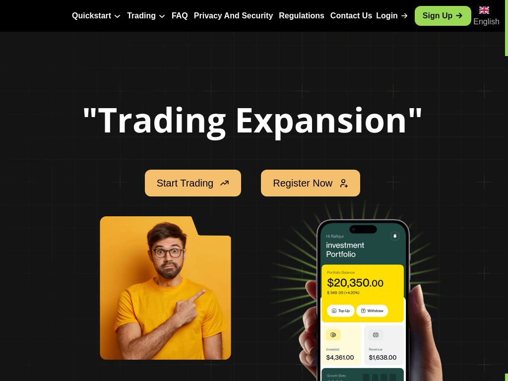 Screenshot of Axetradecapital.com website