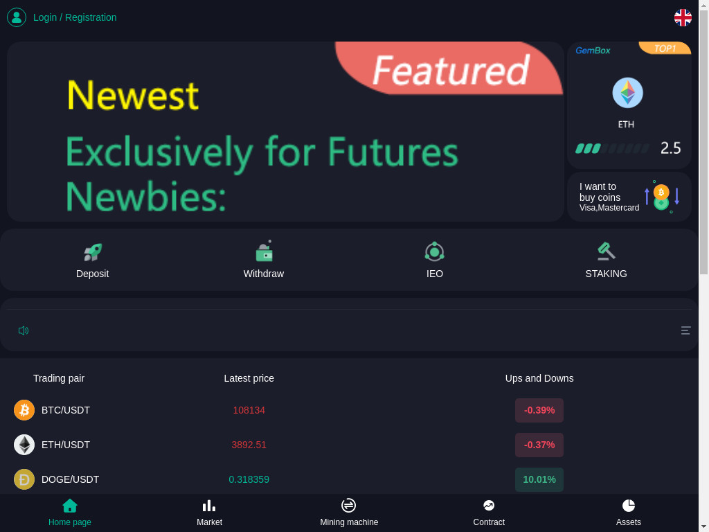 Screenshot of Cryptalis.net website