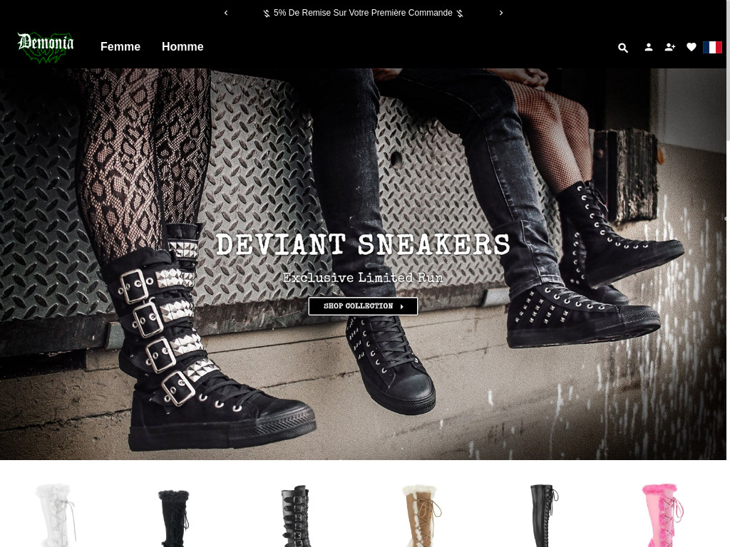 Screenshot of Demonaicultsfrance.com website