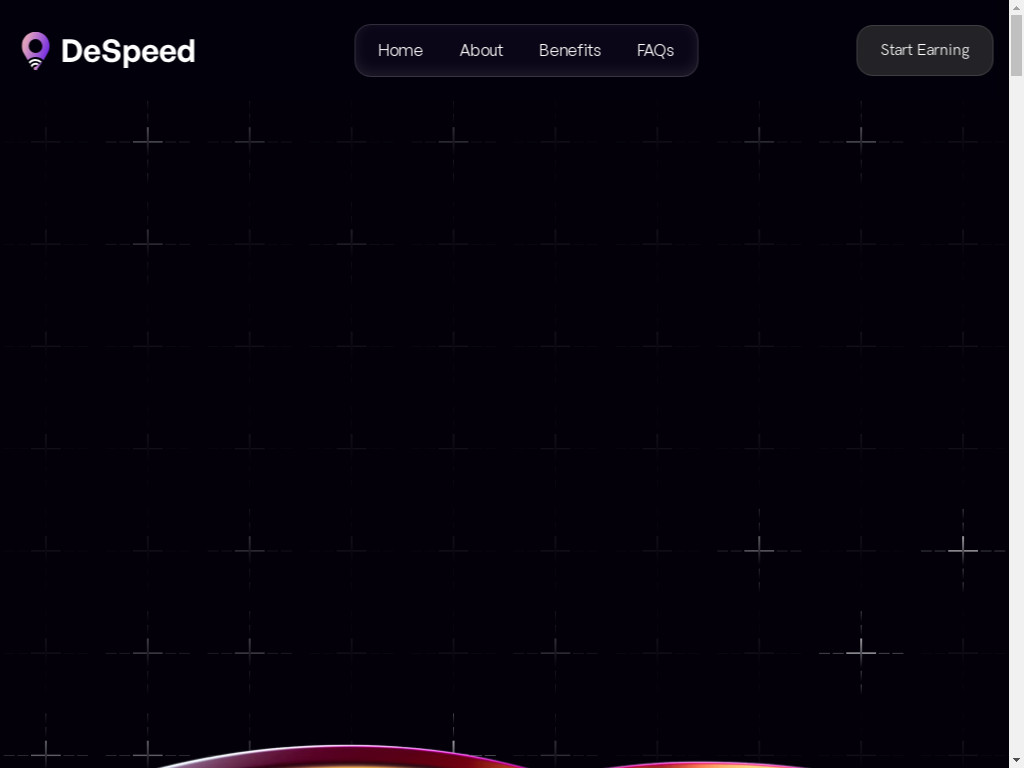 Screenshot of Despeed.net website