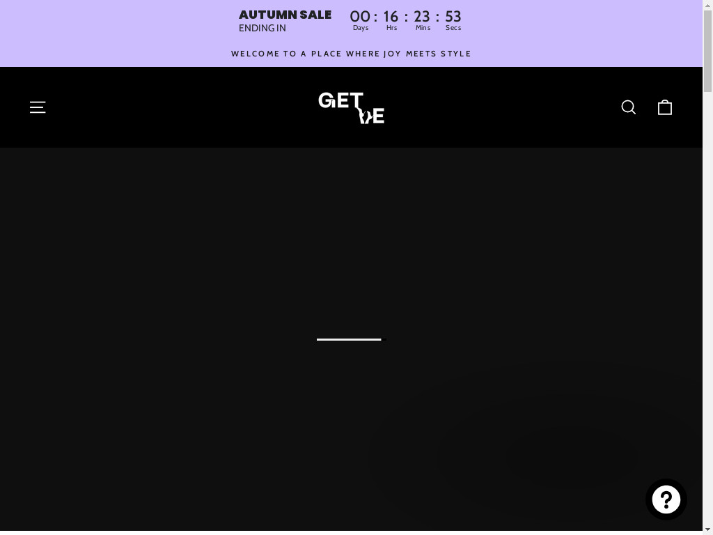 Screenshot of Getmee.shop website