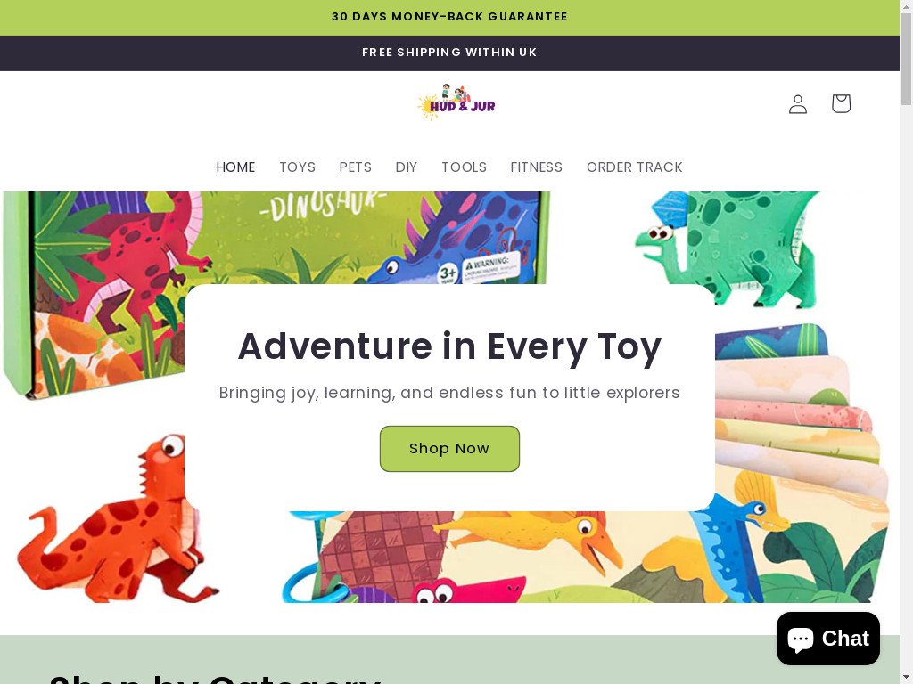 Screenshot of Hudsonandjurgen.com website