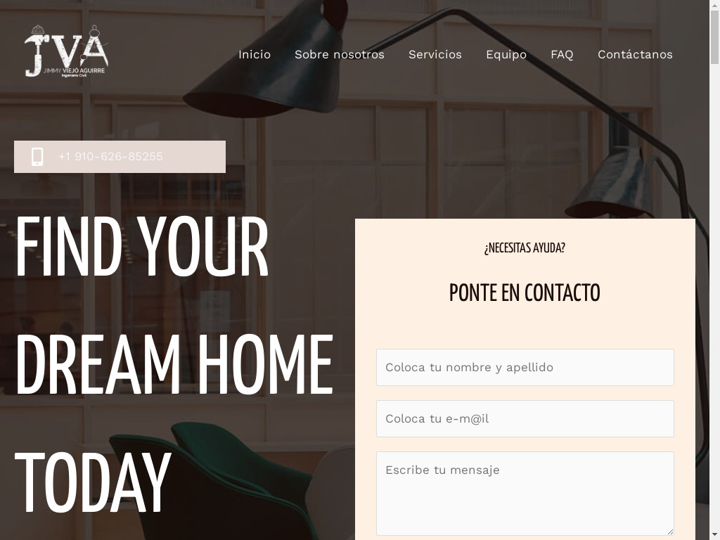 Screenshot of Jva.xyz website