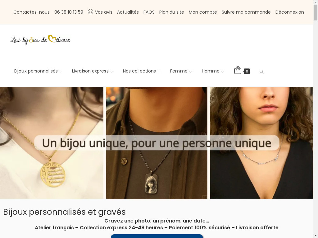 Screenshot of La-boutique-mab.com website