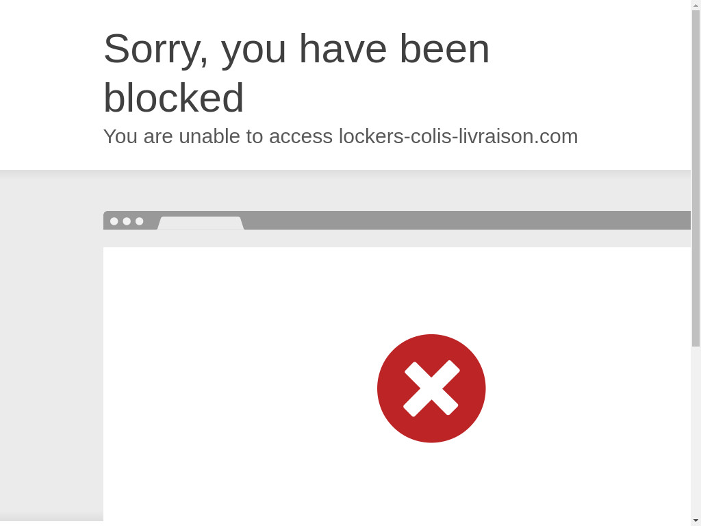 Screenshot of Lockers-colis-livraison.com website