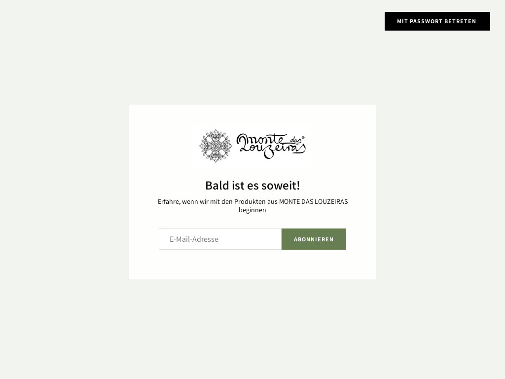 Screenshot of Louzeiras.de website
