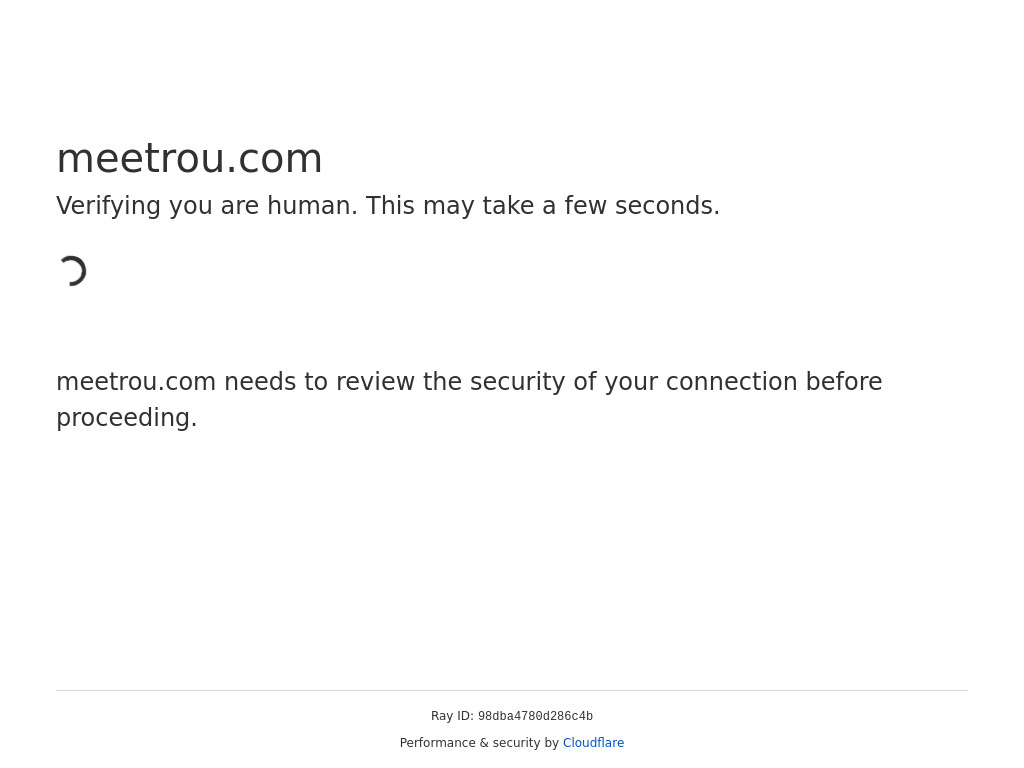 Screenshot of Meetrou.com website