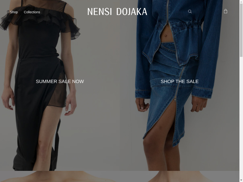 Screenshot of Nensidojaka.com website