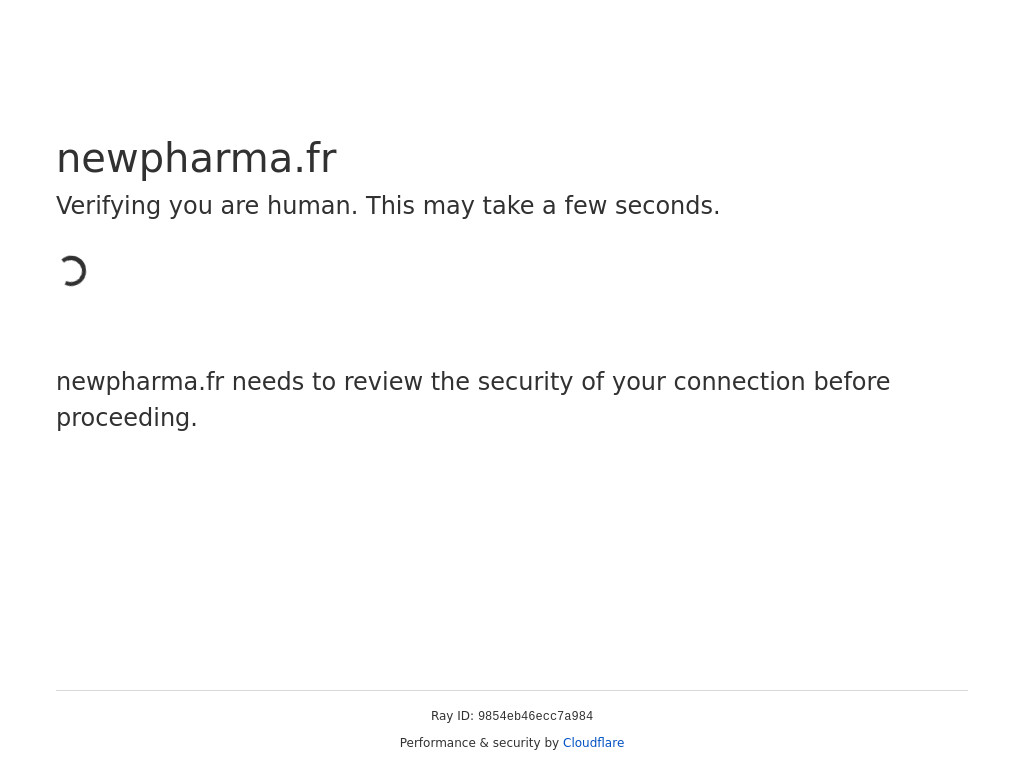 Screenshot of Newpharma.fr website