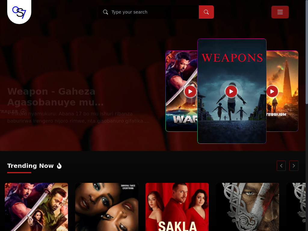 Screenshot of Oshakurfilms.com website