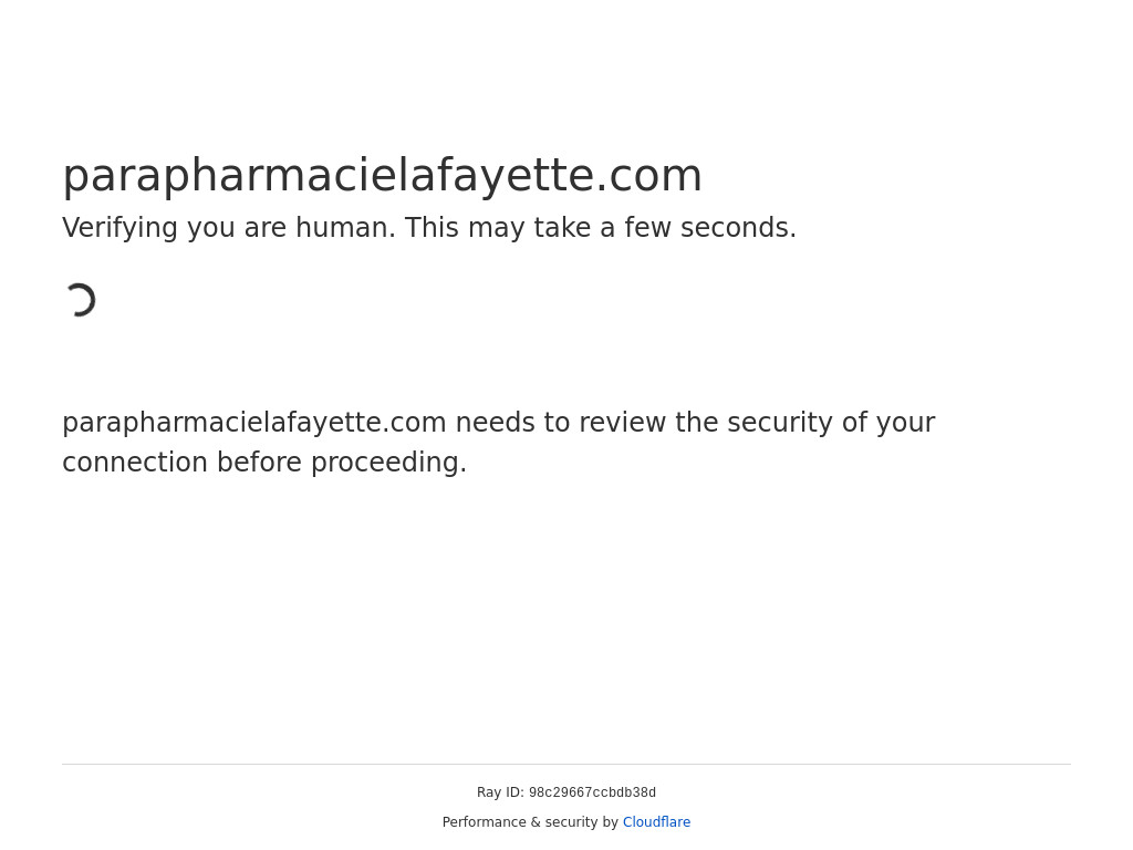Screenshot of Parapharmacielafayette.com website