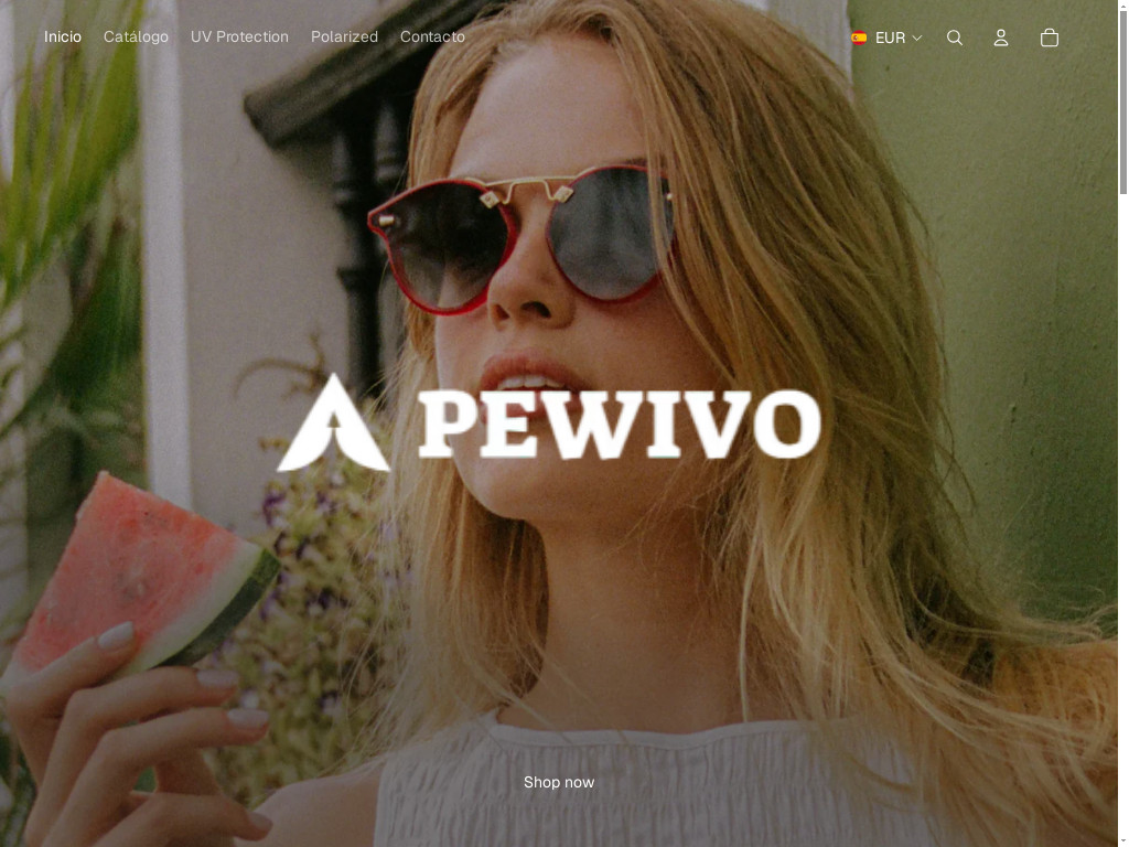 Screenshot of Pewivo.com website