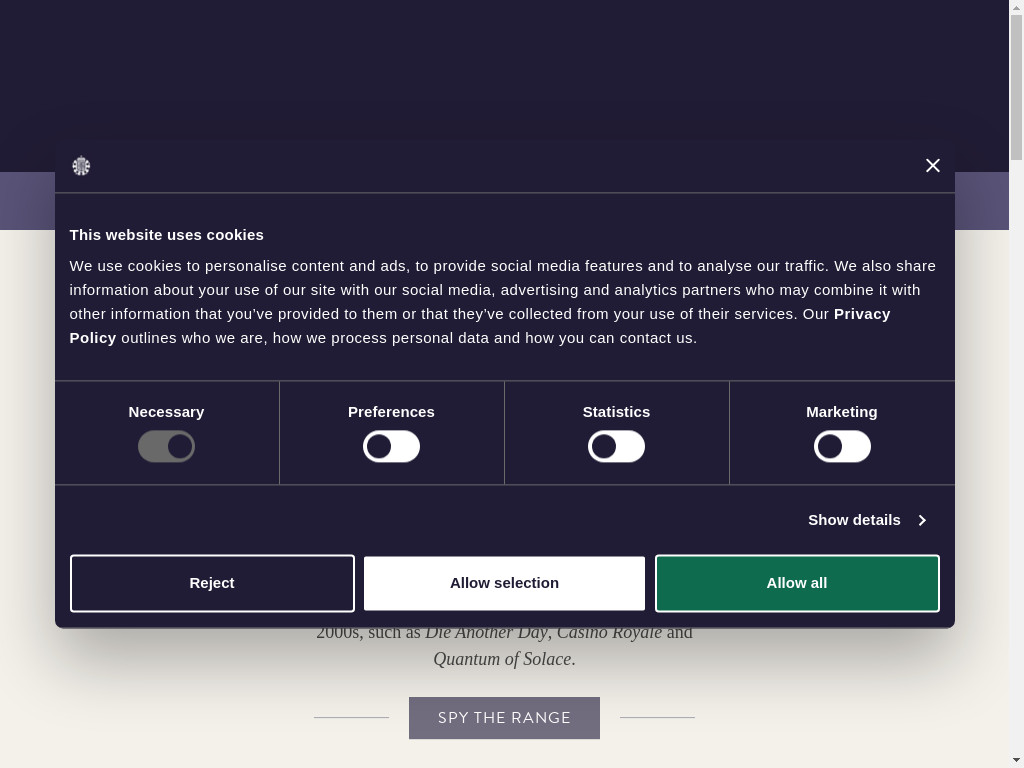 Screenshot of Royalmint.com website