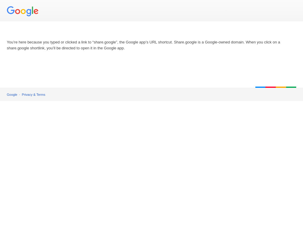 Screenshot of Share.google website