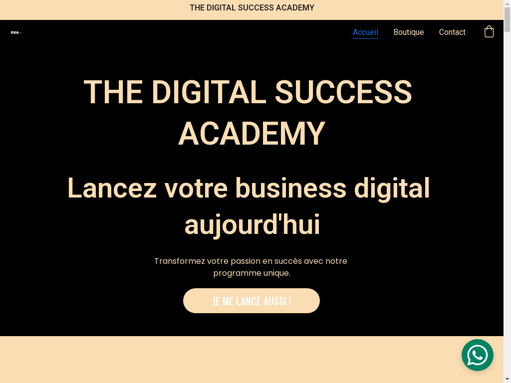 Screenshot of Techdigi.fr website