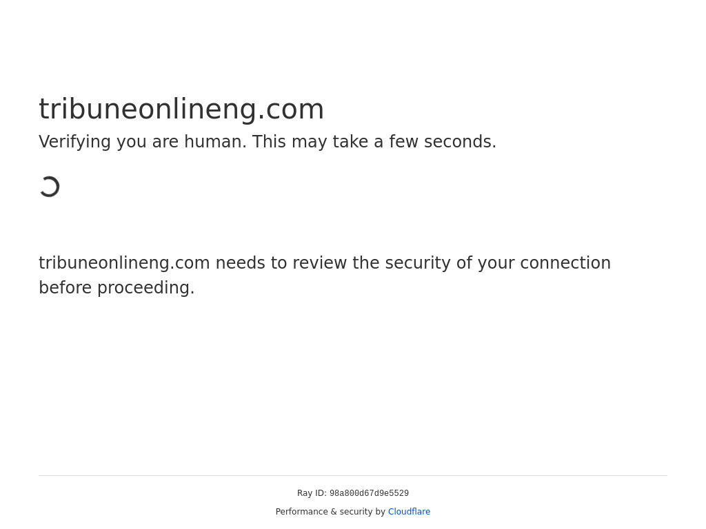 Screenshot of Tribuneonlineng.com website