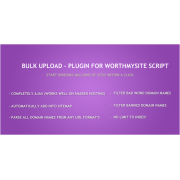 Bulk Upload - Plugin for WorthMySite Script