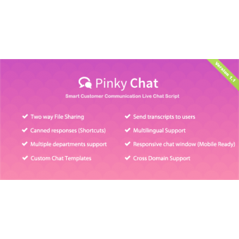  Pinky Chat - Live Chat Support Script 