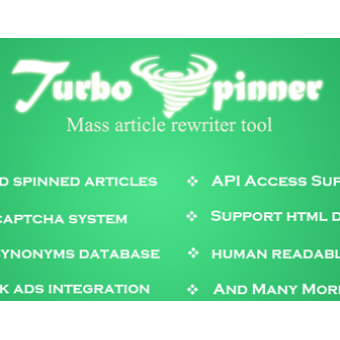 Turbo Spinner: Article Rewriter