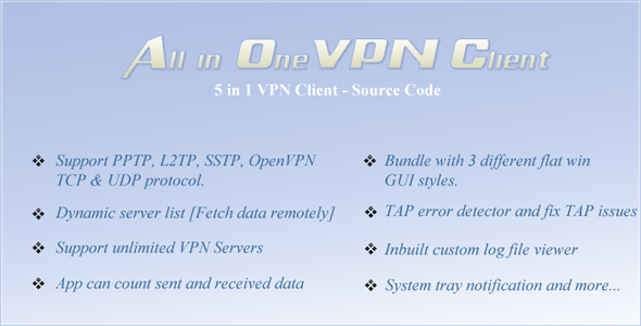 All in One VPN Client (Source Code)