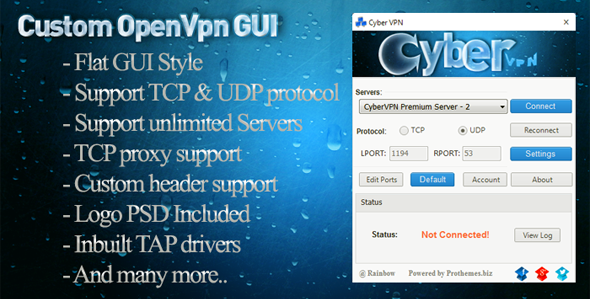 Custom OpenVPN GUI